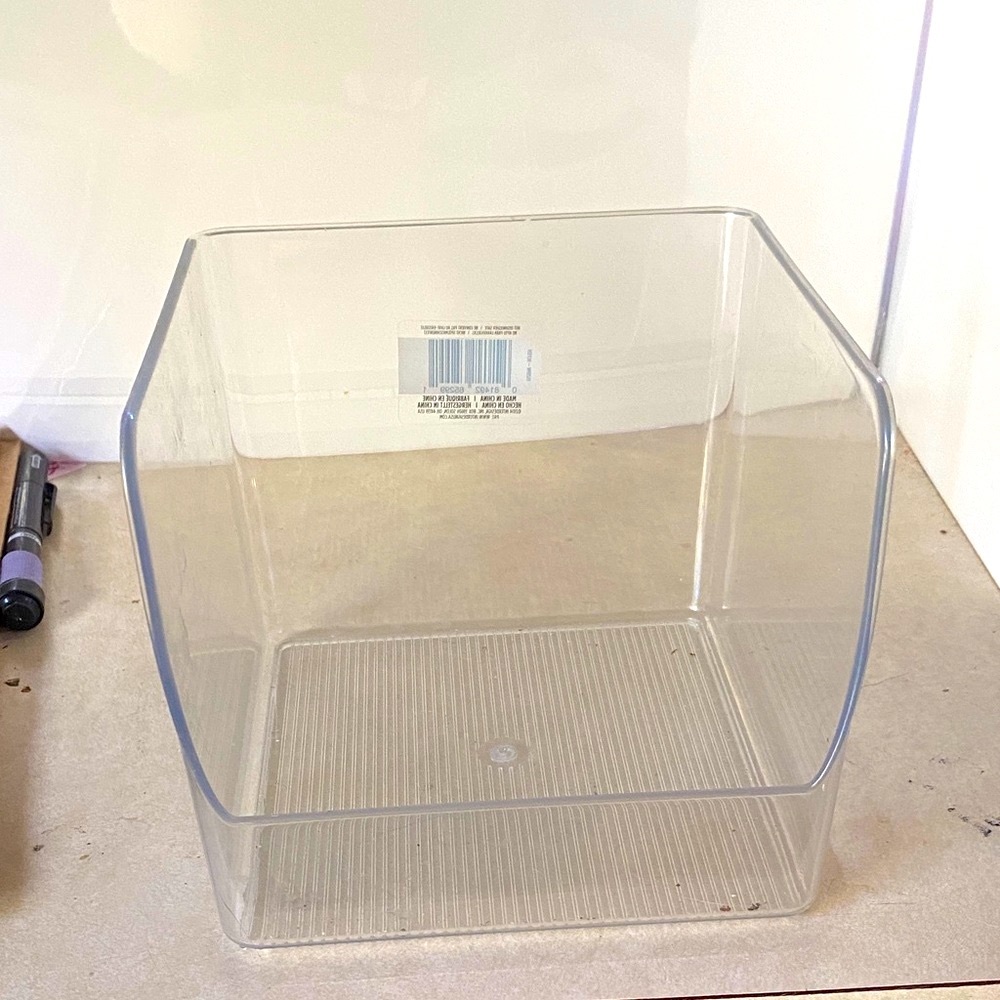 3/$15. Clear Storage Bin